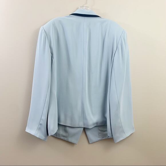 Vintage Jacqueline Ferrar 4 Button Power Blue Blazer - Picture 8 of 8